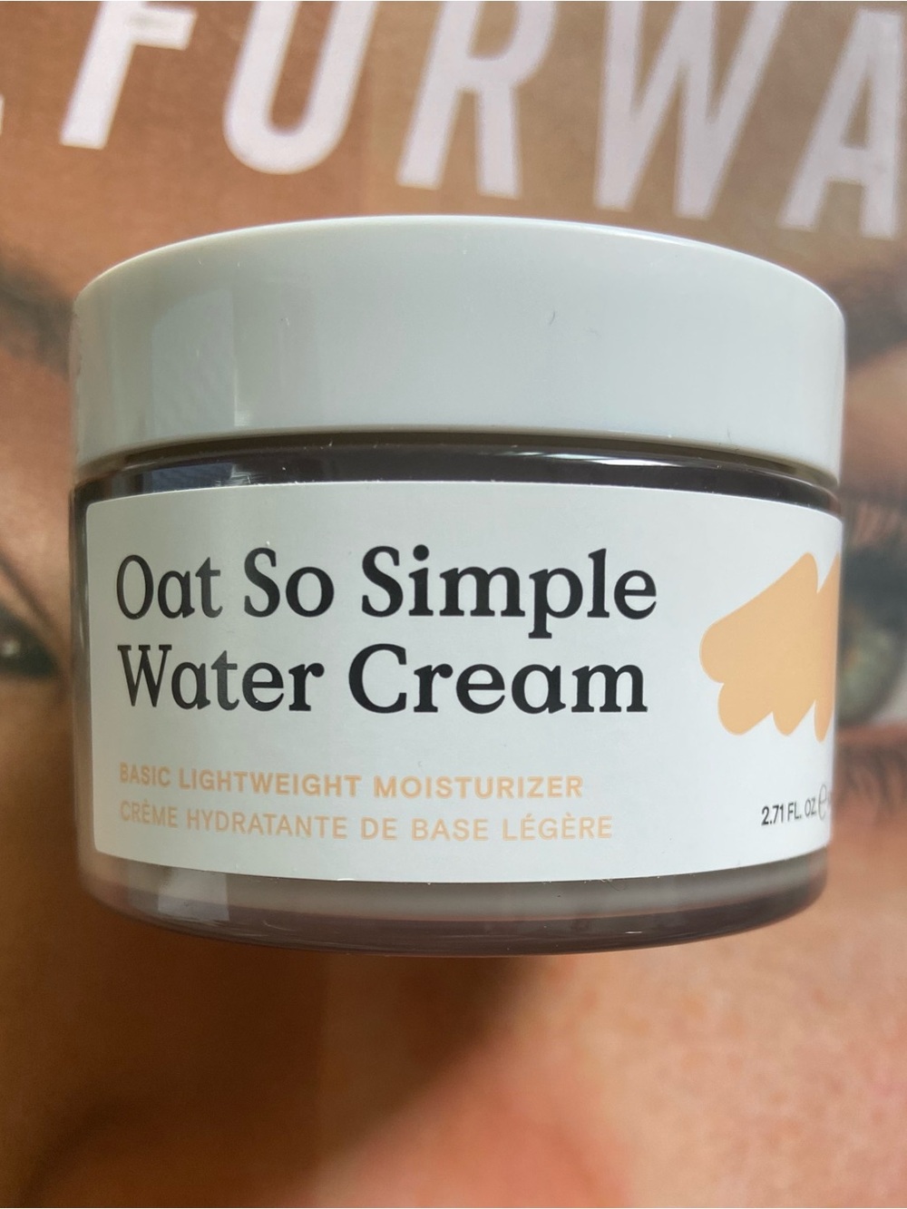NEW KRAVE BEAUTY OAT SO SIMPLE WATER CREAM LIGHTWEIGHT MOISTURIZER 2.5FLOZ 80ML